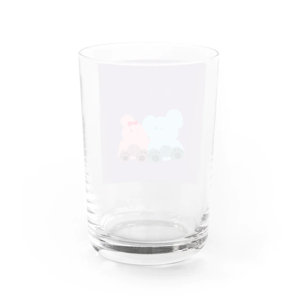 ﾐｰﾁｬﾝッの同情してる私ってカワイイ Water Glass :back