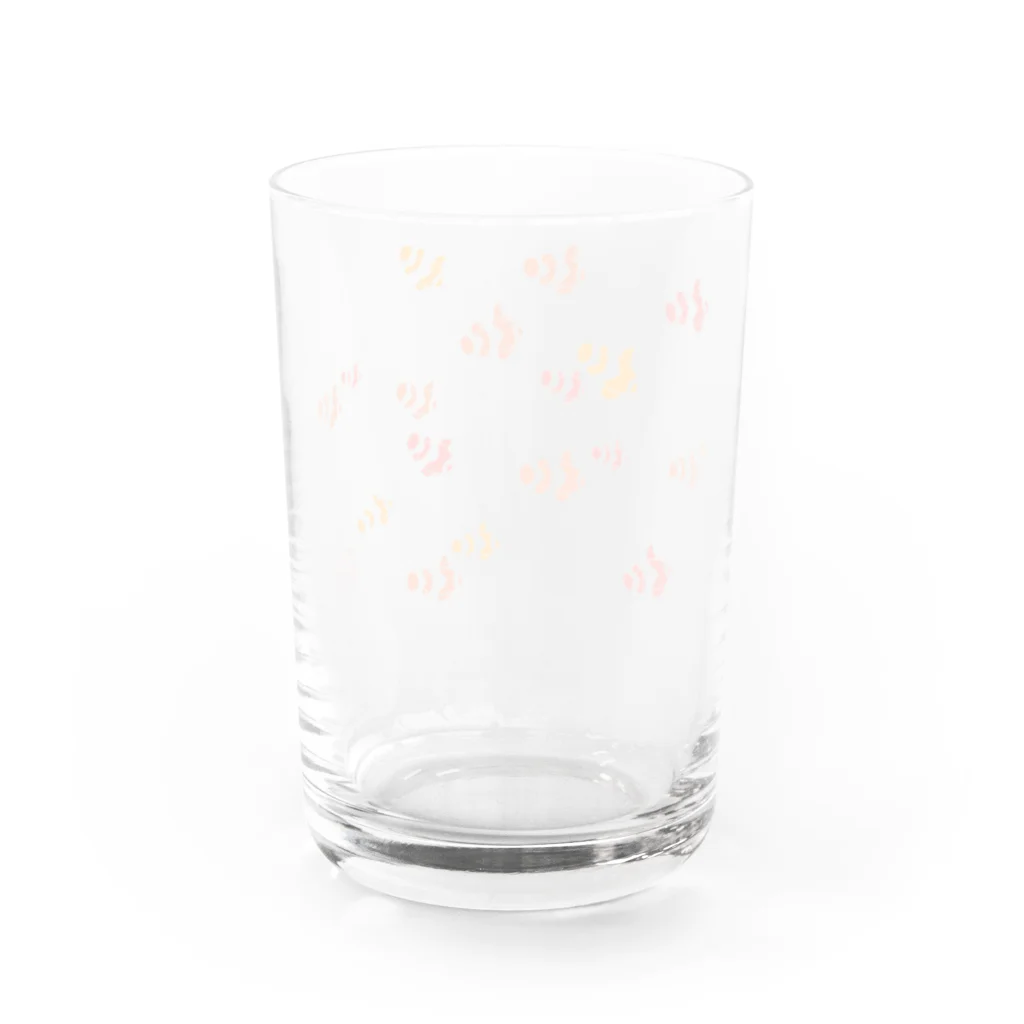 栗坊屋のカクレクマノミ Water Glass :back