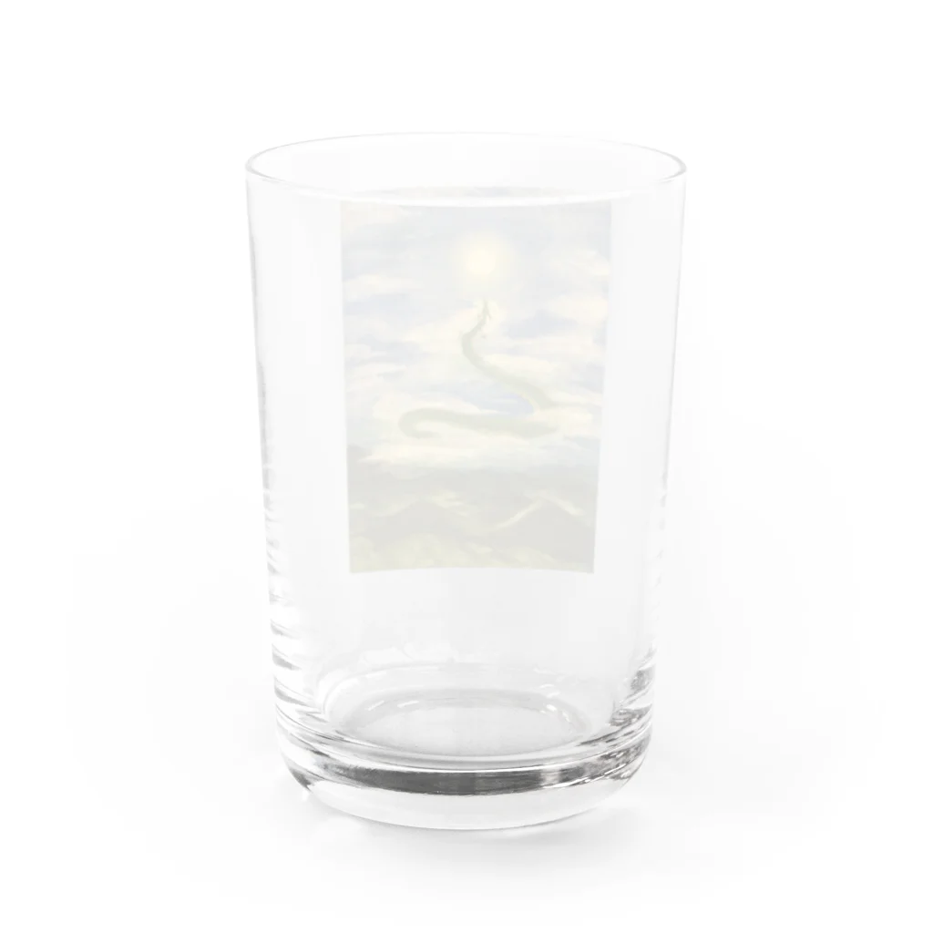 ギャラリー縁の昇龍　- The dragon ascending to heaven - Water Glass :back