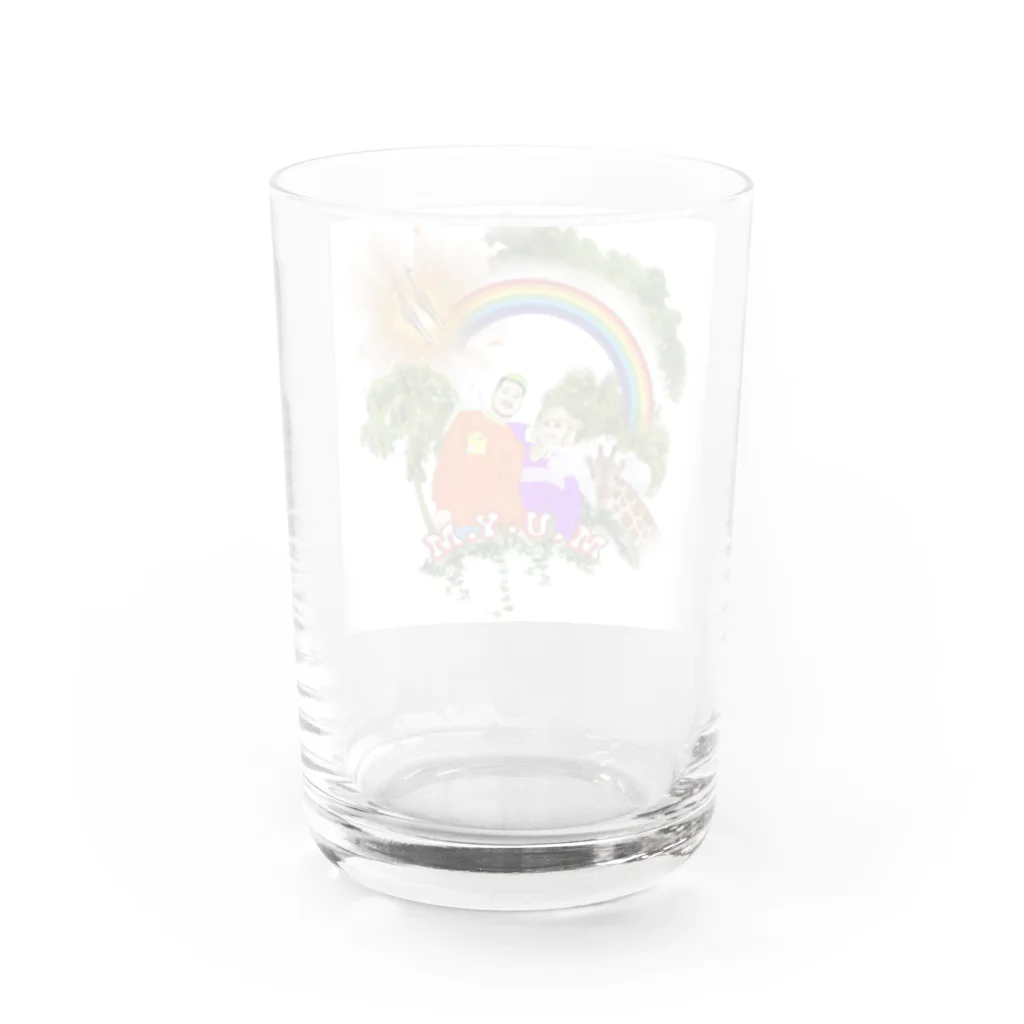 ZineeintheBottleのZinee&issei M.U.Y.M. グッズ Ver.1 Water Glass :back