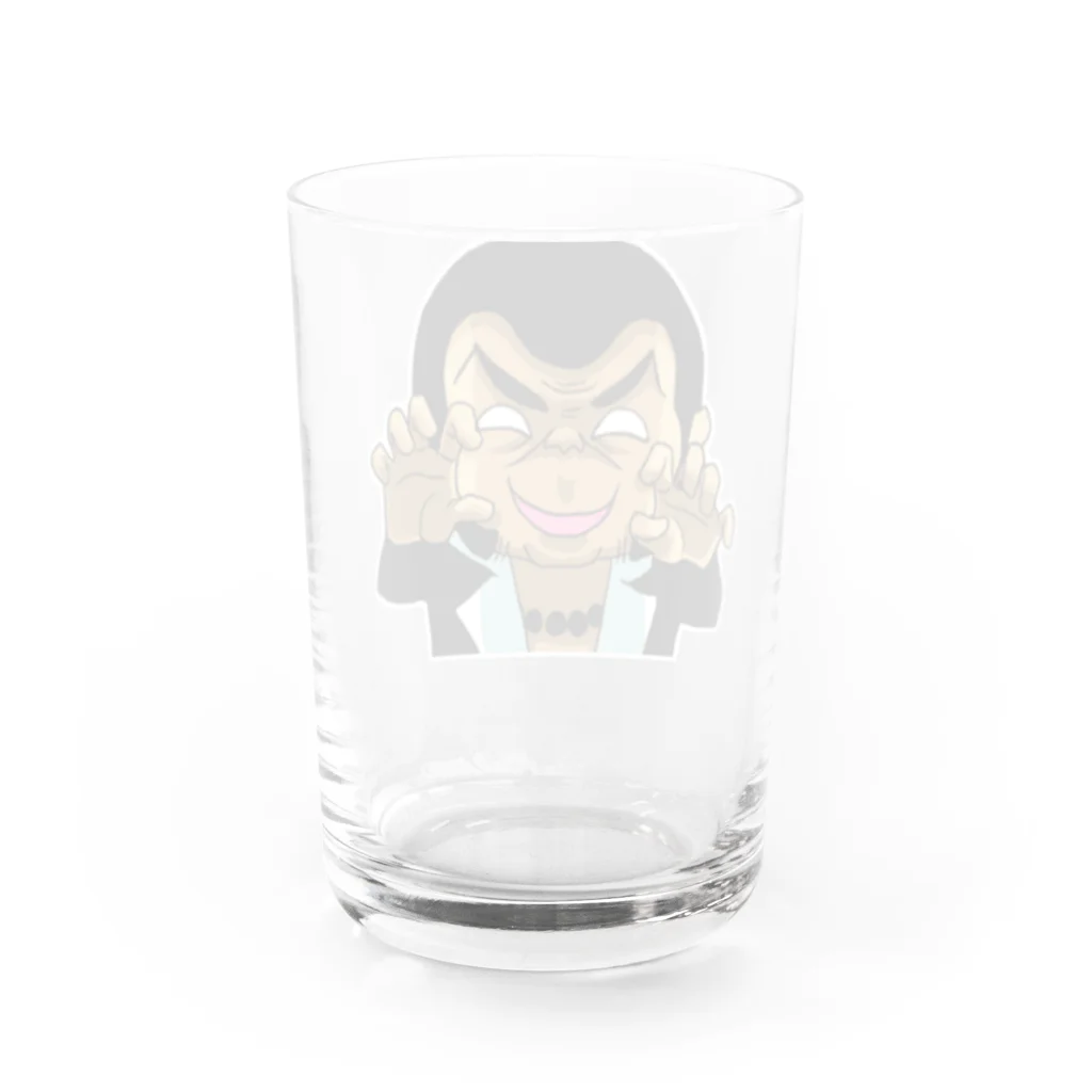 asunicoの怪しく笑うおじさん Water Glass :back