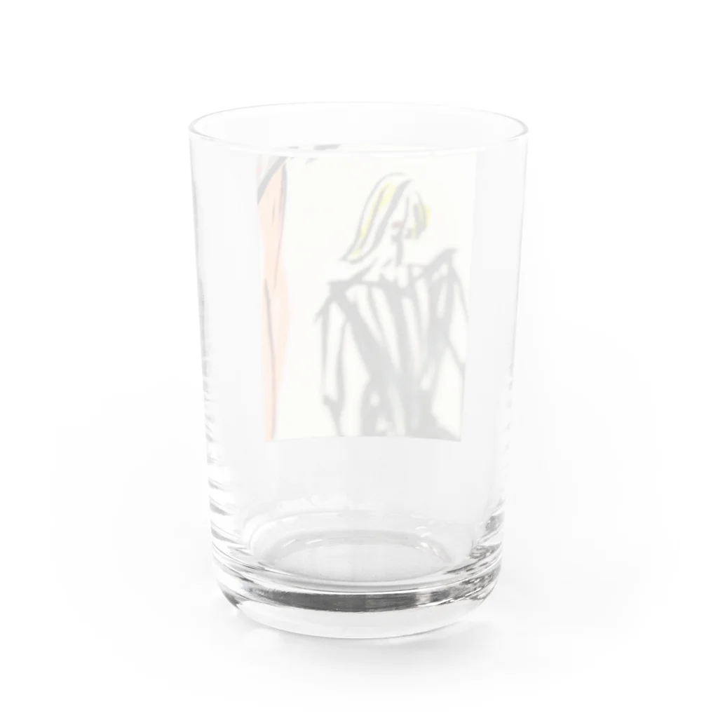 Ree.anのStylish lady  Water Glass :back