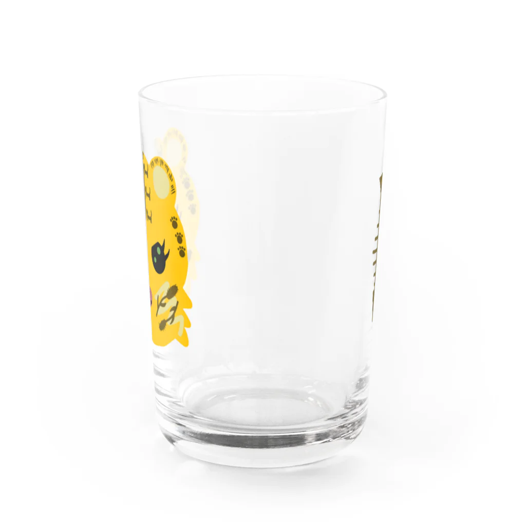 CHOSANAの猫柄の虎 Water Glass :back