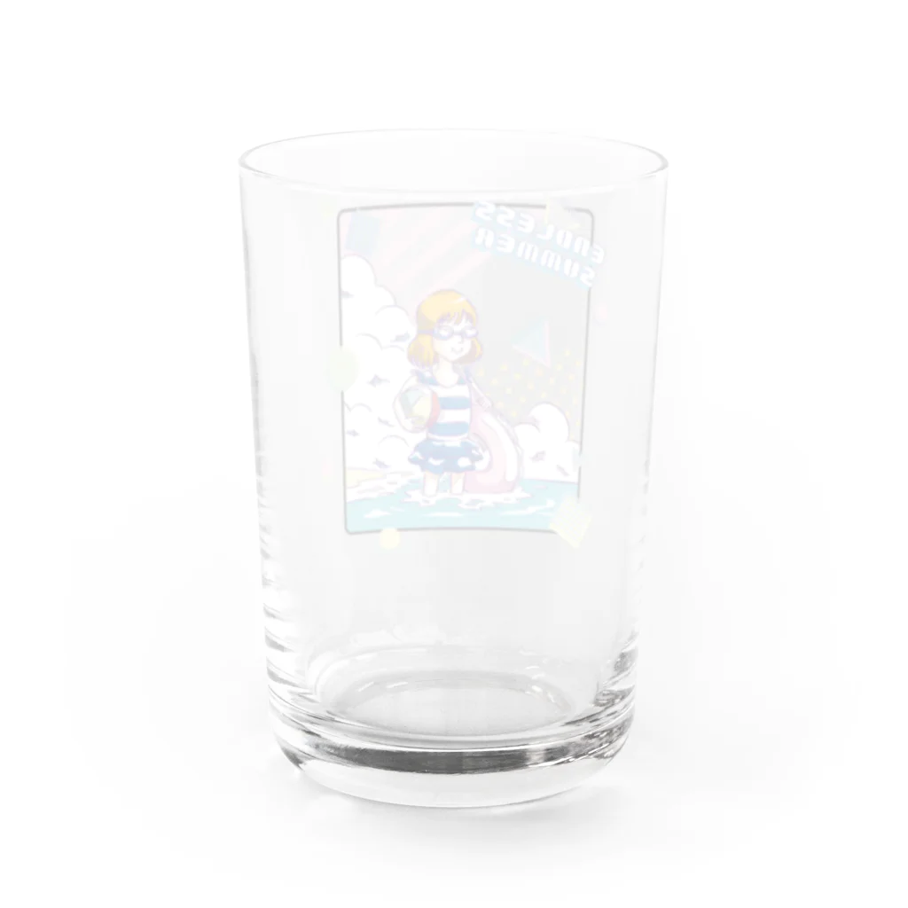 アイカワケイmartのENDLESS SUMMER （女の子） Water Glass :back