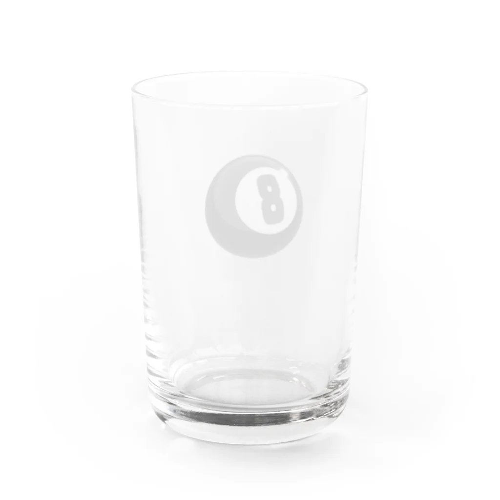 8chの8ball Water Glass :back