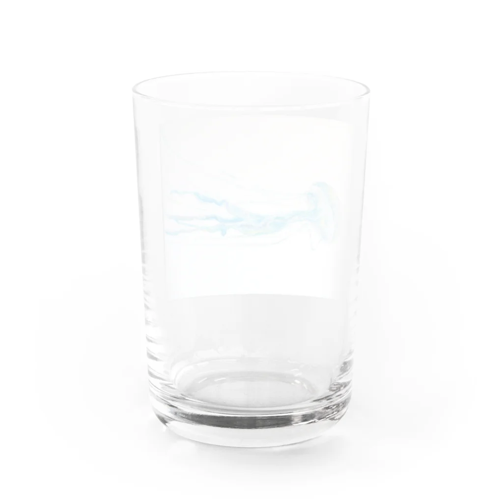 クラゲのオーロラクラゲ Water Glass :back