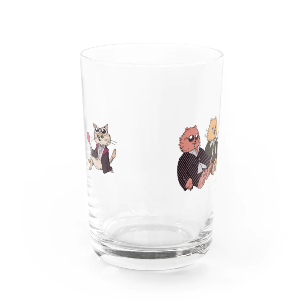 EDGE WATER IN officialのG.R Bears&Lo-Fi Cat 「Glass🥃Saturday Cat Music」 Water Glass :back