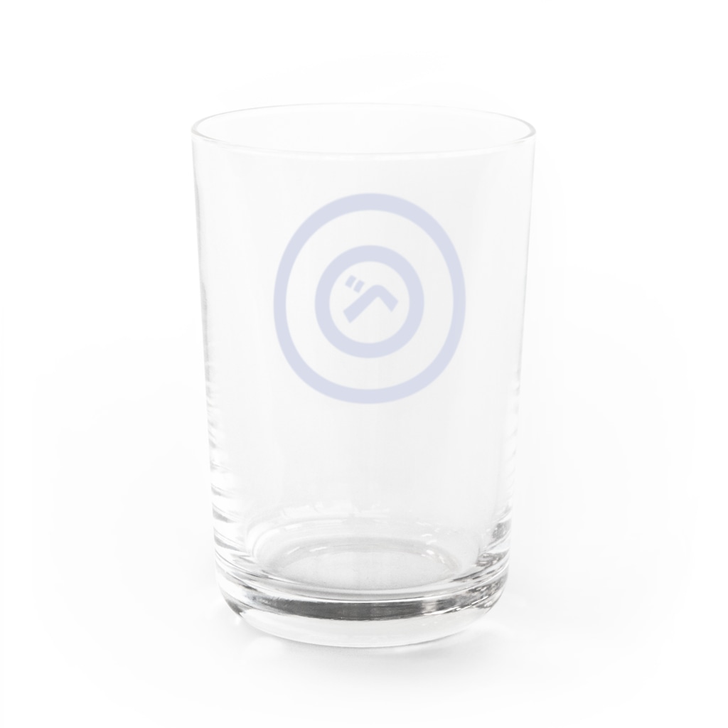 BEROBEROのべろマーク Water Glass :back