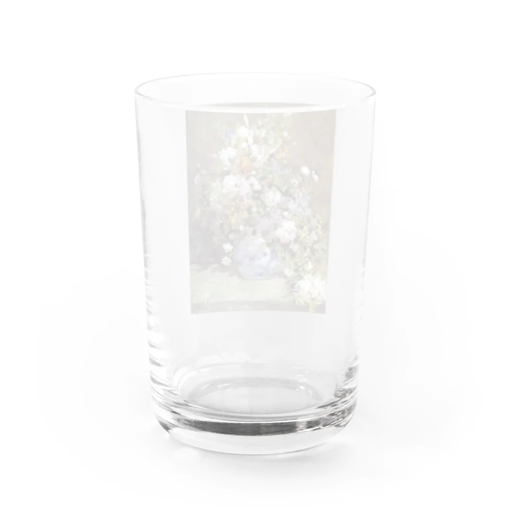 花名画アートグッズのピエール＝オーギュスト・ルノワール 《春のブーケ》 Water Glass :back