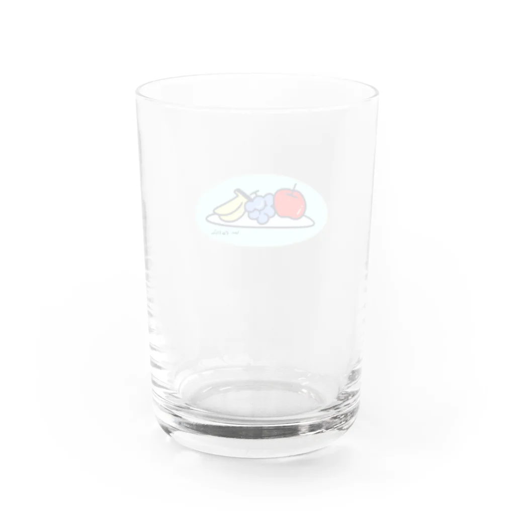 みやめわーくすのりんご・ぶどう・バナナ Water Glass :back