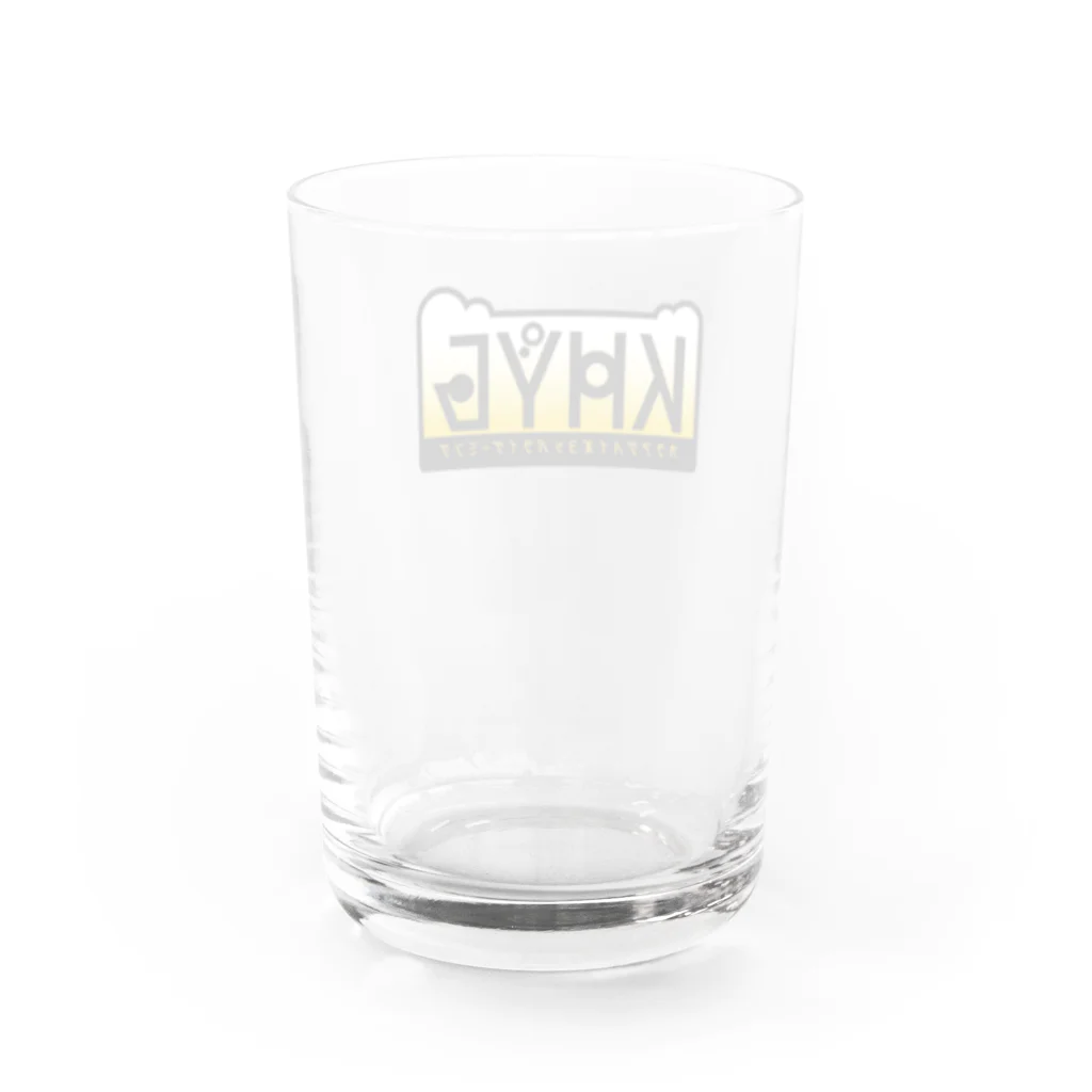 イタドリのKHYG公認ロゴ Water Glass :back