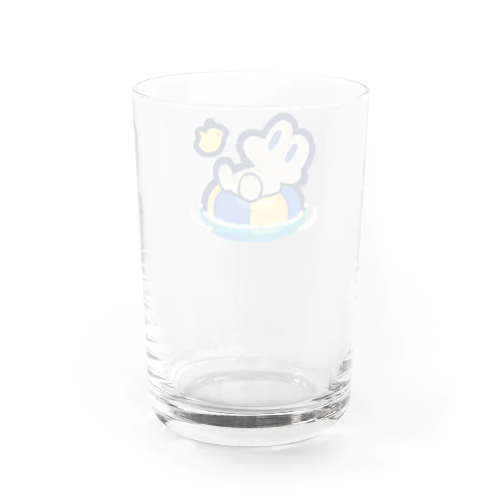 UNIKEROのカエルチャングラス Water Glass :back