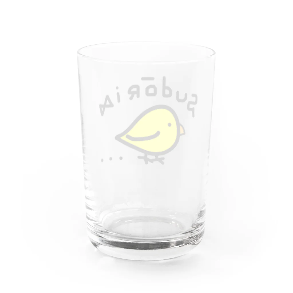 inko andの素通りする鳥 Water Glass :back