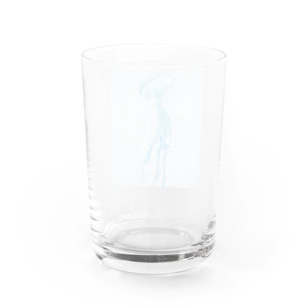 クラゲのきらきらオーロラクラゲ Water Glass :back