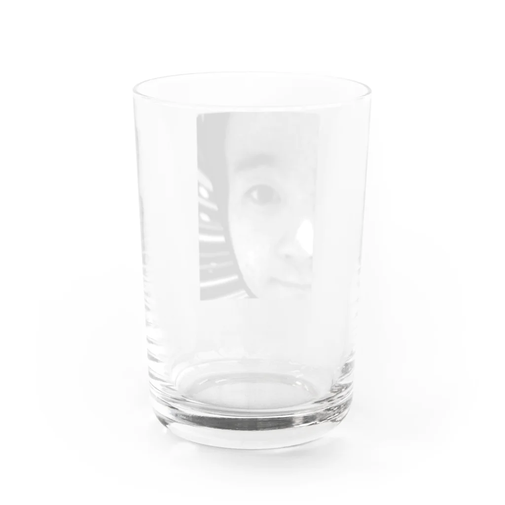 まずいハンバーガー屋の偏差値50スーパーたにしげ Water Glass :back