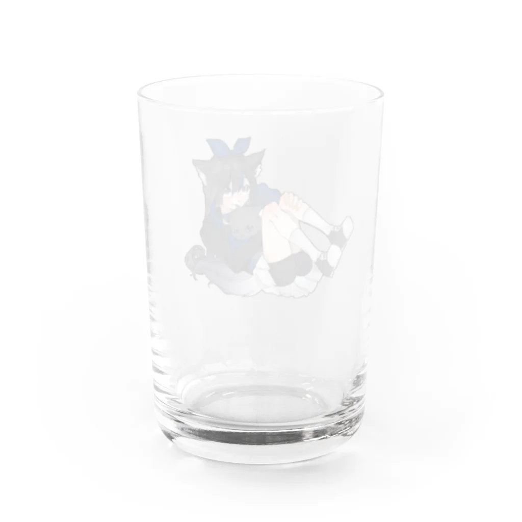 狐ヶ崎ユイ🦊🌙❏神っぽいな❏の狐ヶ崎ユイのグッズ Water Glass :back