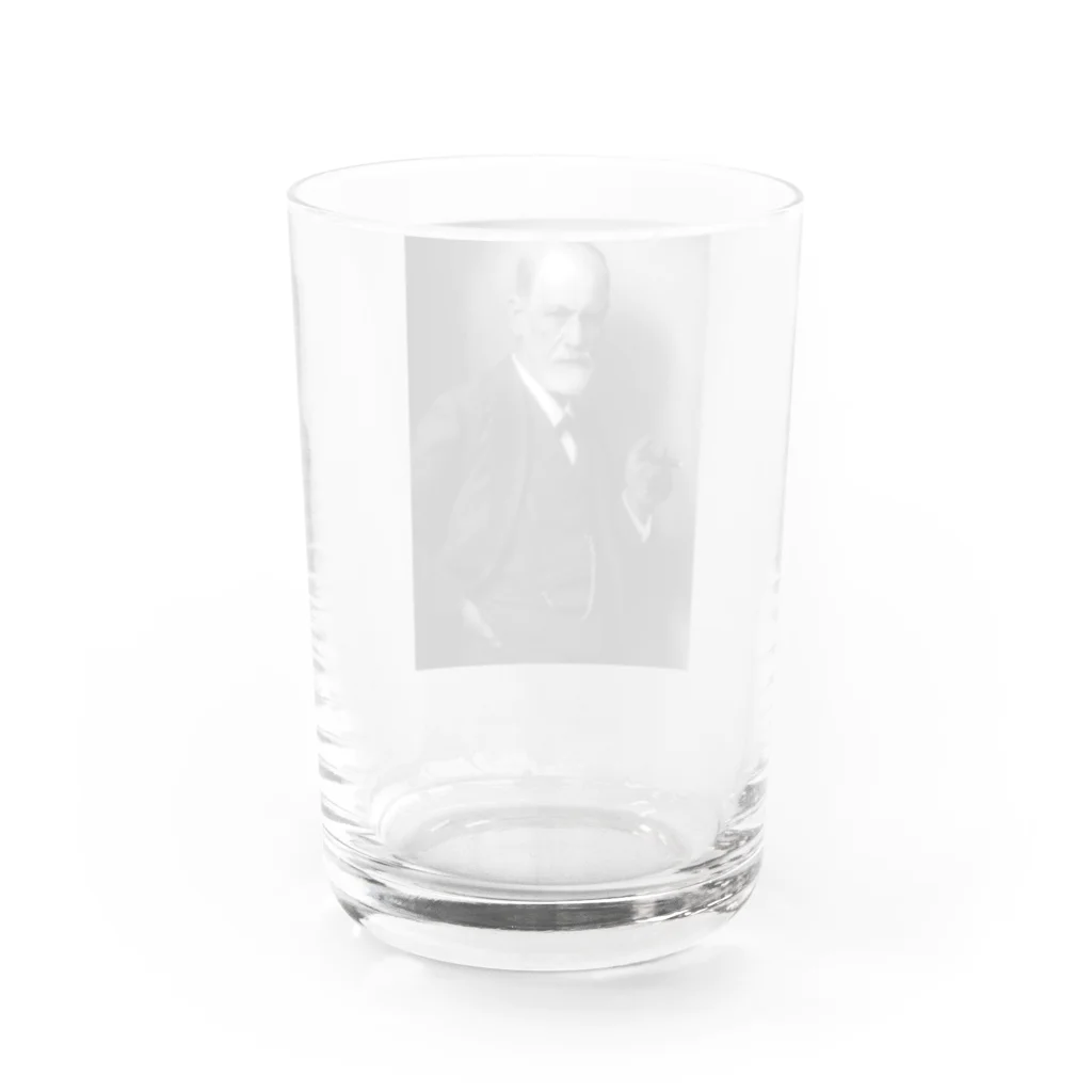 旨味教授といちごもちぷりんのフロイト Water Glass :back