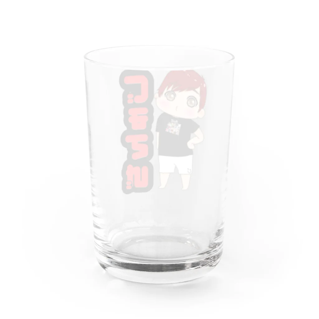 こまこま子's SHOPの決めポーズんでぃ Water Glass :back