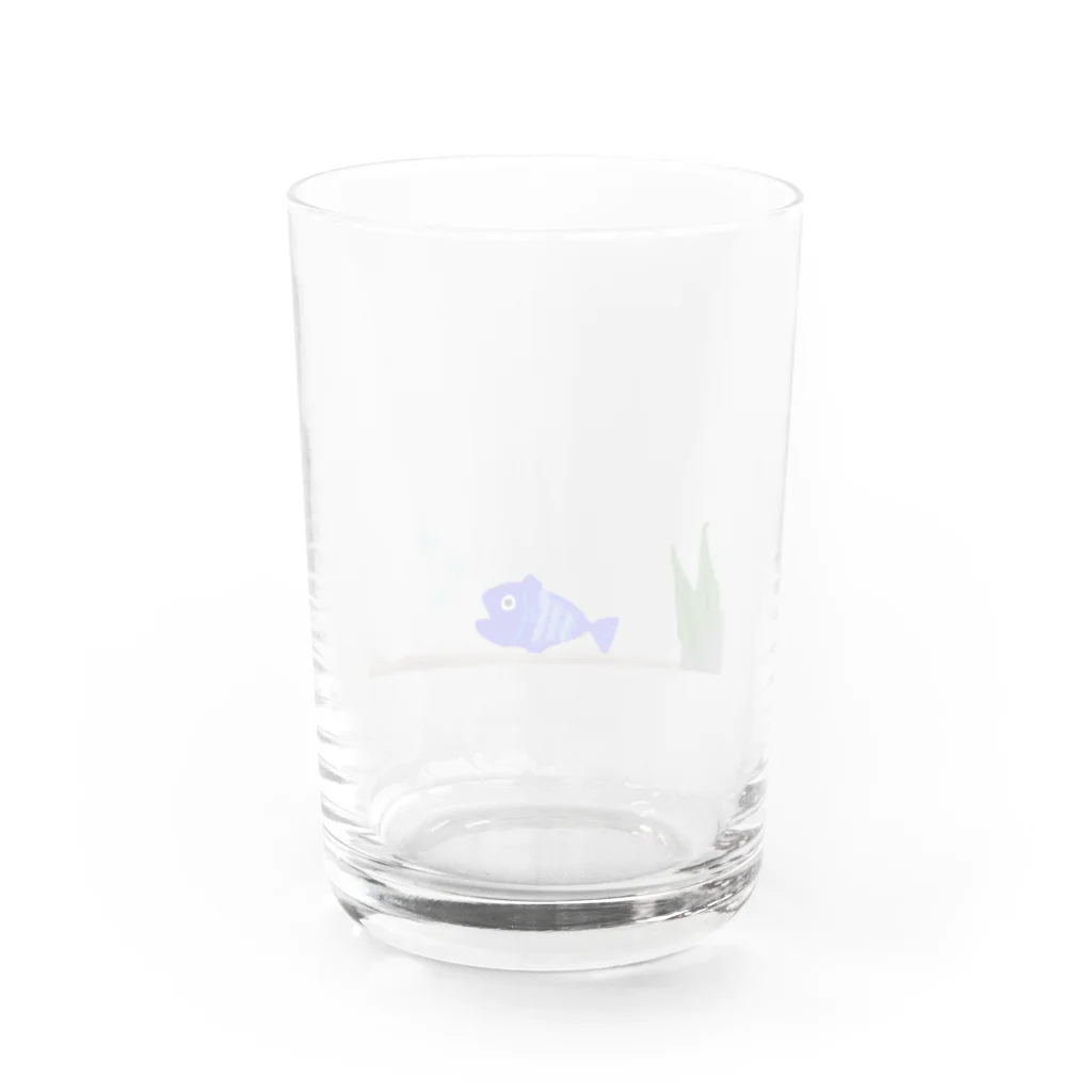 たこやきまろにーの毎日釣り気分 Water Glass :back