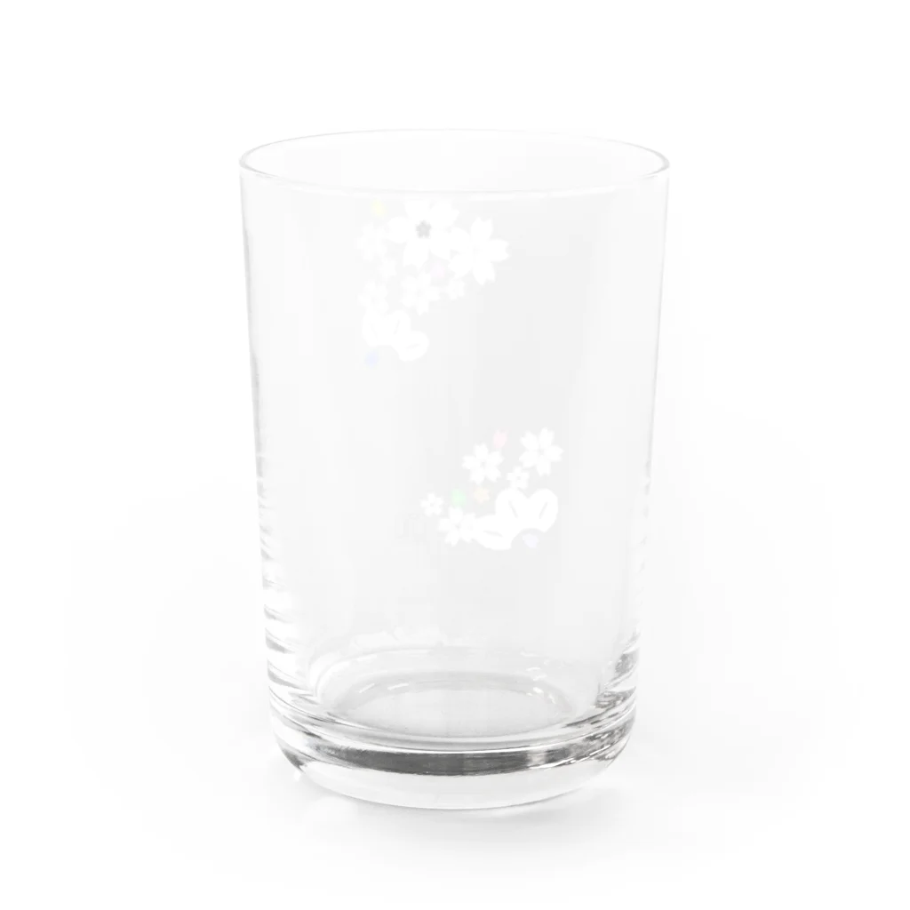 HonNeの桜松R（白） Water Glass :back