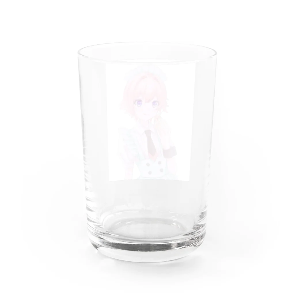 うさぎ屋さんのcupcake  waitress Water Glass :back