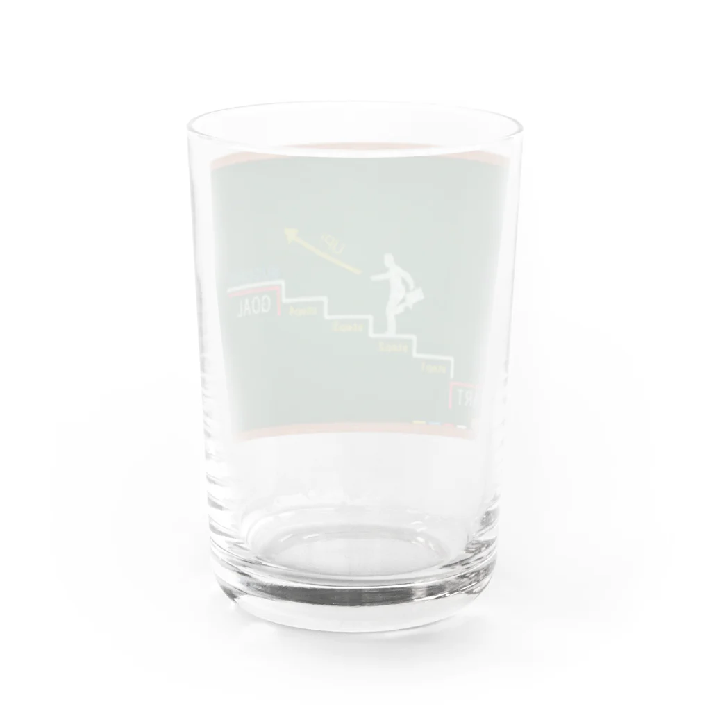 Teatime ティータイムのステップアップ ゴール成功者 Water Glass :back