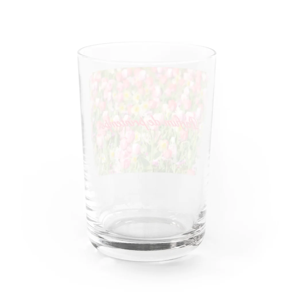 きっちゅなおみせのチューリップ Water Glass :back