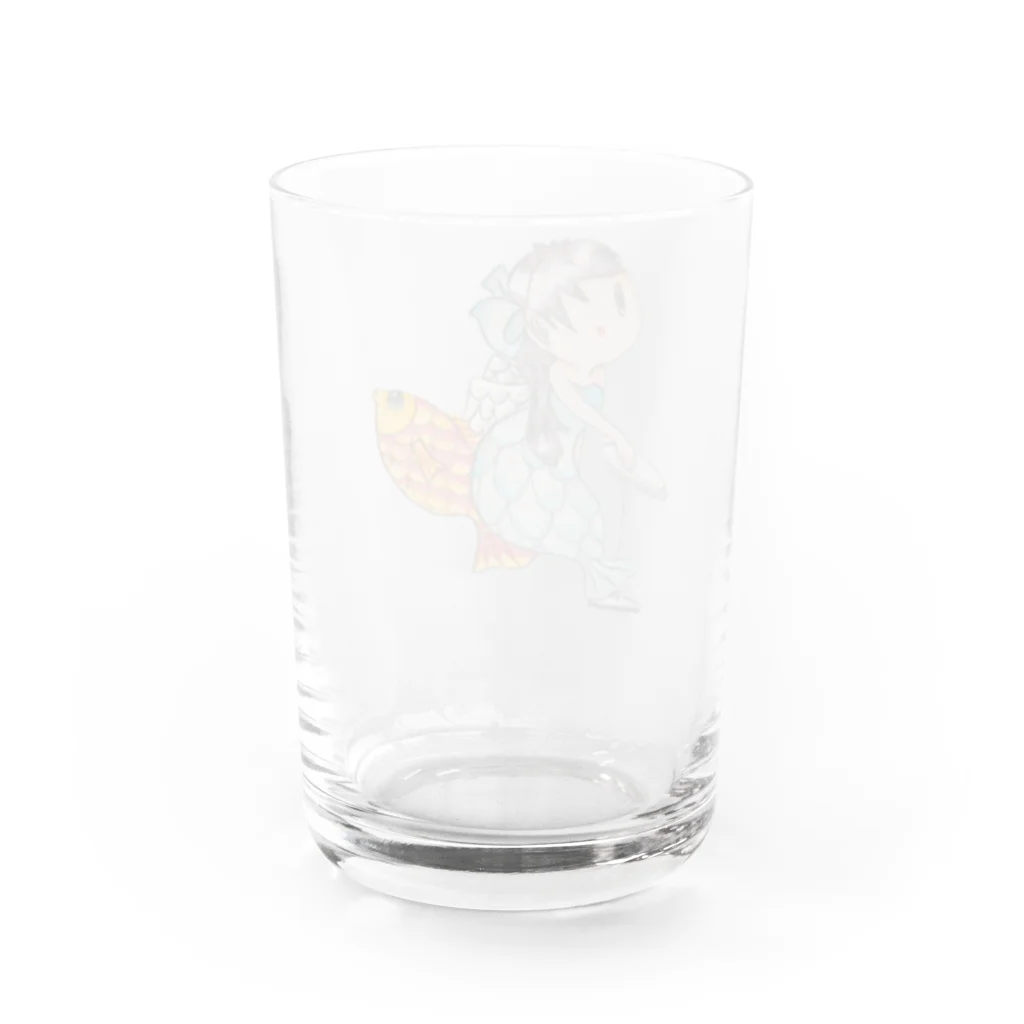 めこちょこのメダカ姫 Water Glass :back