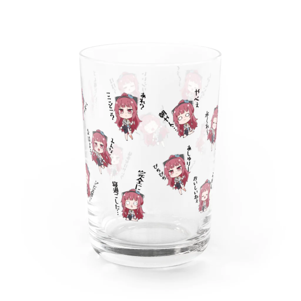 あしゅりーChannel🅰️❤️のちびあしゅりーグラス Water Glass :back