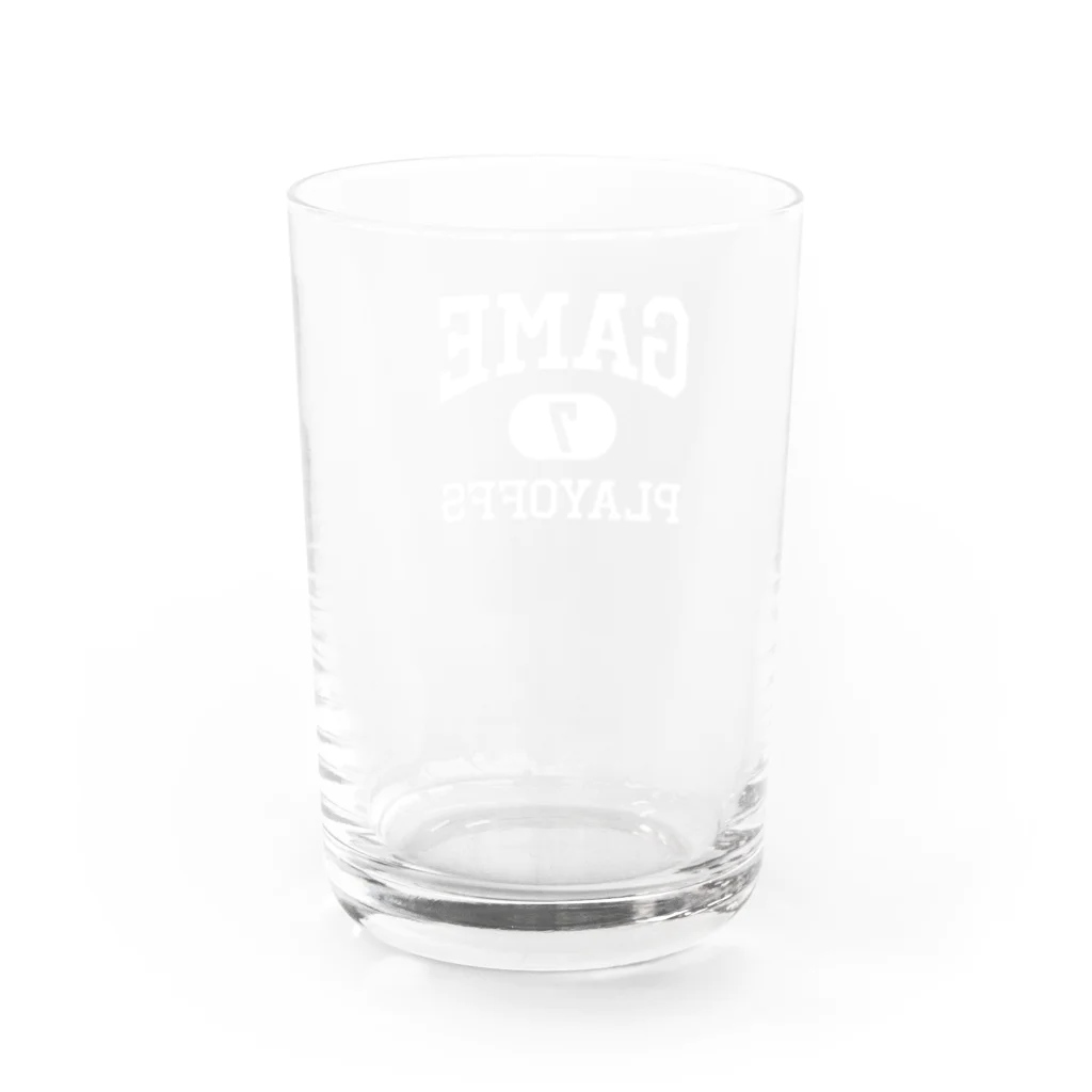 kumingachanのPLAYOFFS GAME 7 白 Water Glass :back