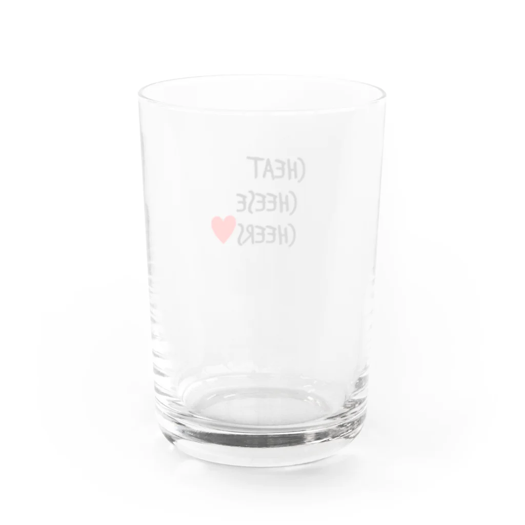 to chuの3C♥️love Water Glass :back