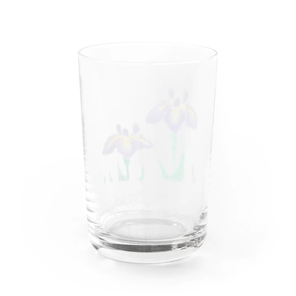 kamuiupopoの花菖蒲 Water Glass :back