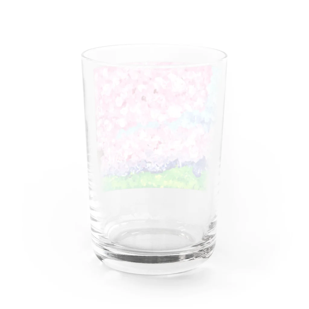 ぽんすけ屋の桜シリーズ Water Glass :back