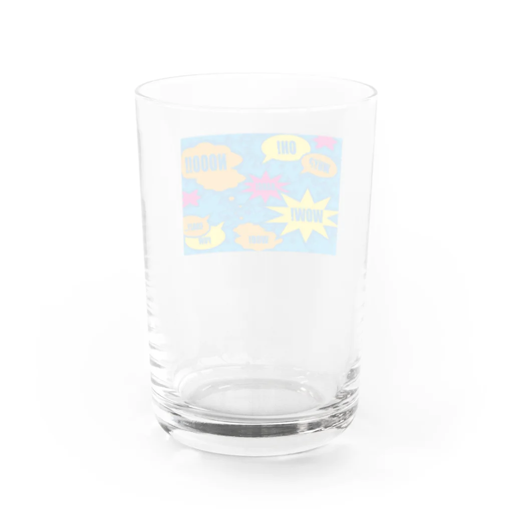 フォーヴァのコミックBLUE Water Glass :back