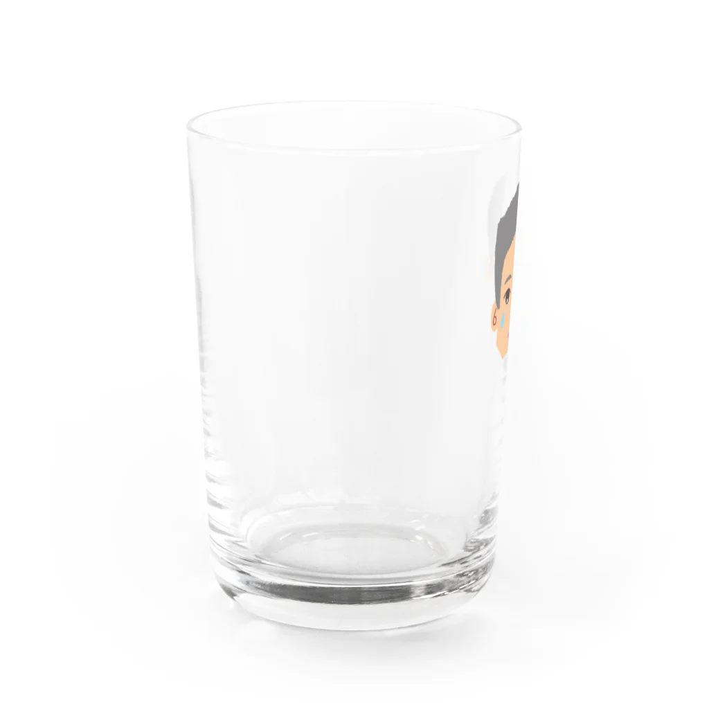 ぷくぷくとのグラス一杯の涙 Water Glass :back