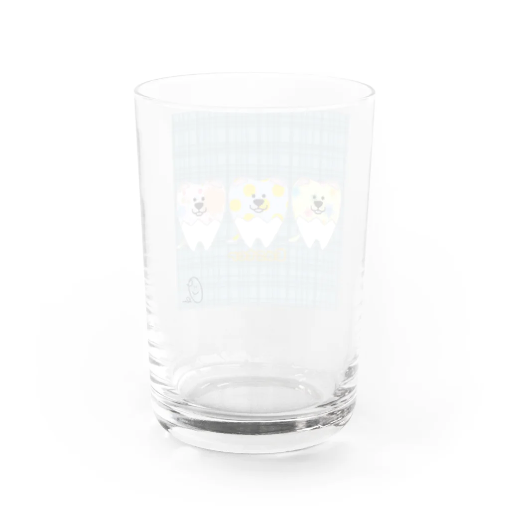 けんしんくんのEasterけんしんくん Water Glass :back