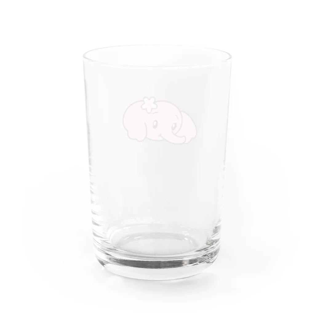 そぼろのぱおみん桜 Water Glass :back