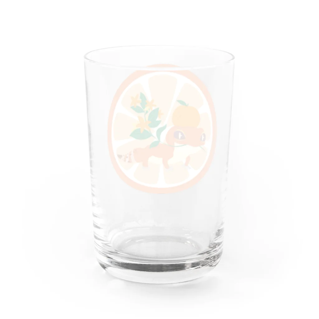 たづのレオパA Water Glass :back