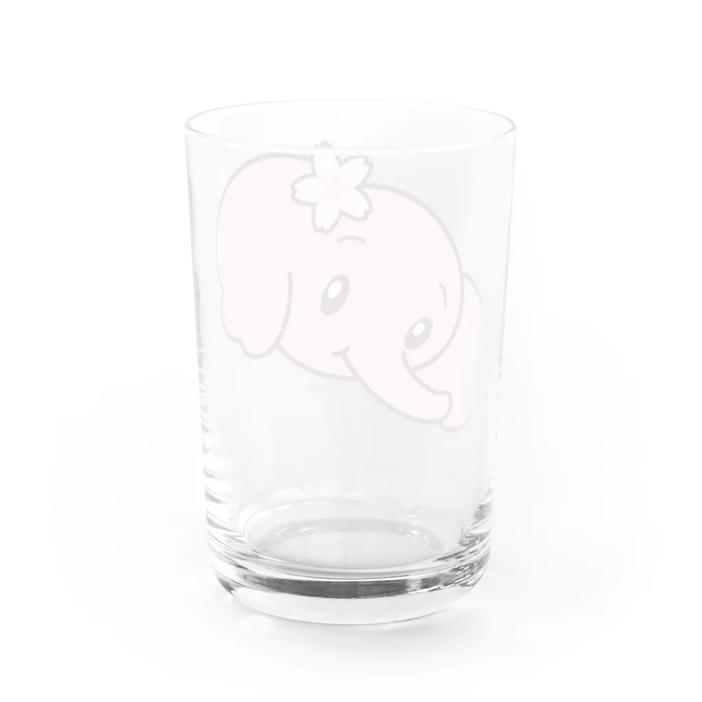 そぼろのぱおみん　桜 Water Glass :back