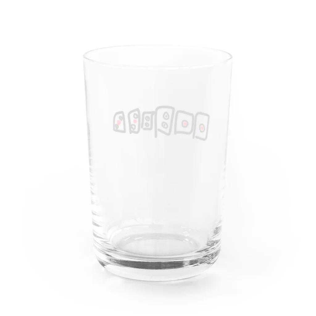 Eシャン店のいーぺーこーどらどら Water Glass :back