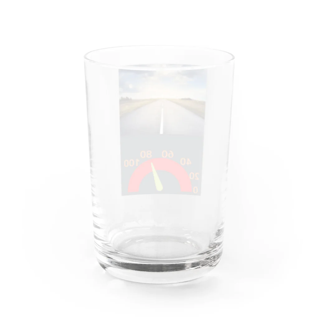 Yuuki Orange Storeの時速80キロ Water Glass :back