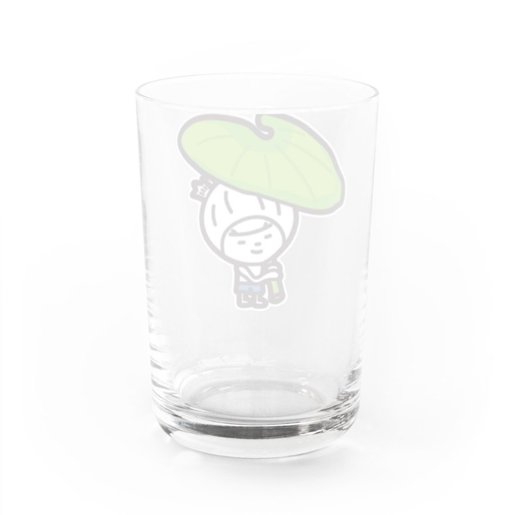 きくのらくがきのふきときく Water Glass :back