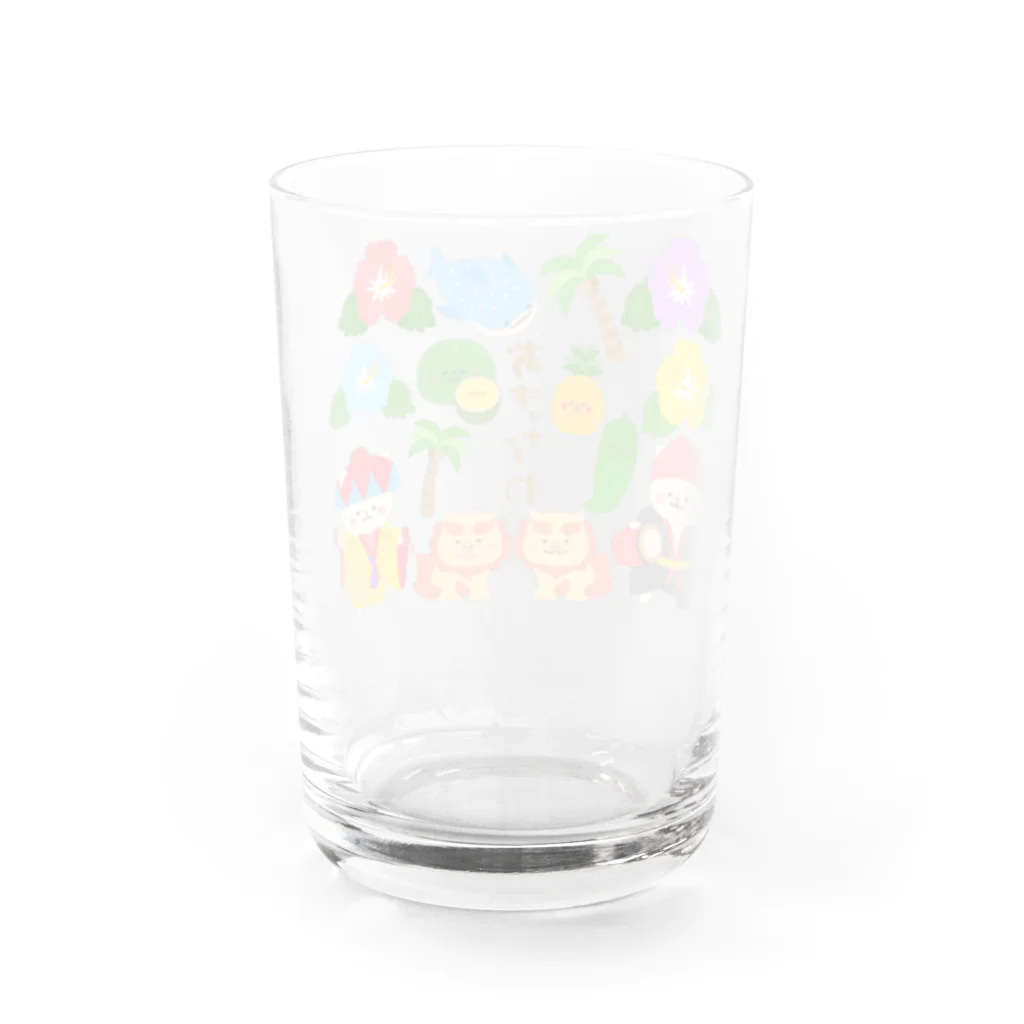 もちぱっちの沖縄好きなあなたに Water Glass :back