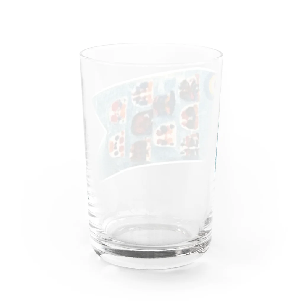 思い出ショップのイカしたこいのぼり Water Glass :back