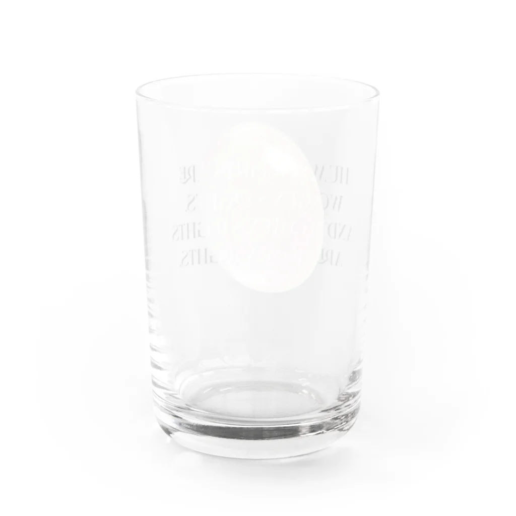 MONETのHUMAN RIGHTS ARE WOMEN RIGHTS , Water Glass :back