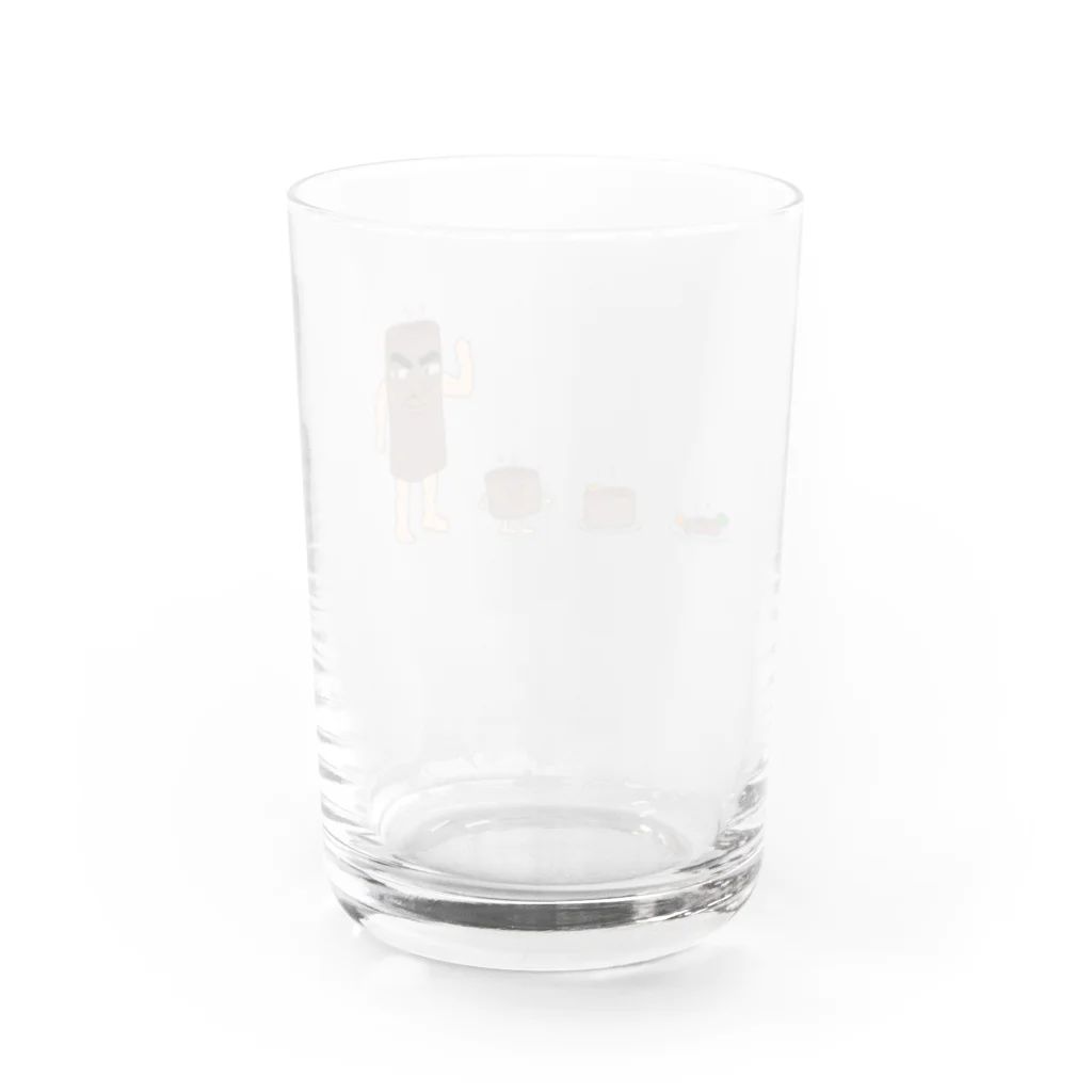 はいろれった🥶のステーキ Water Glass :back