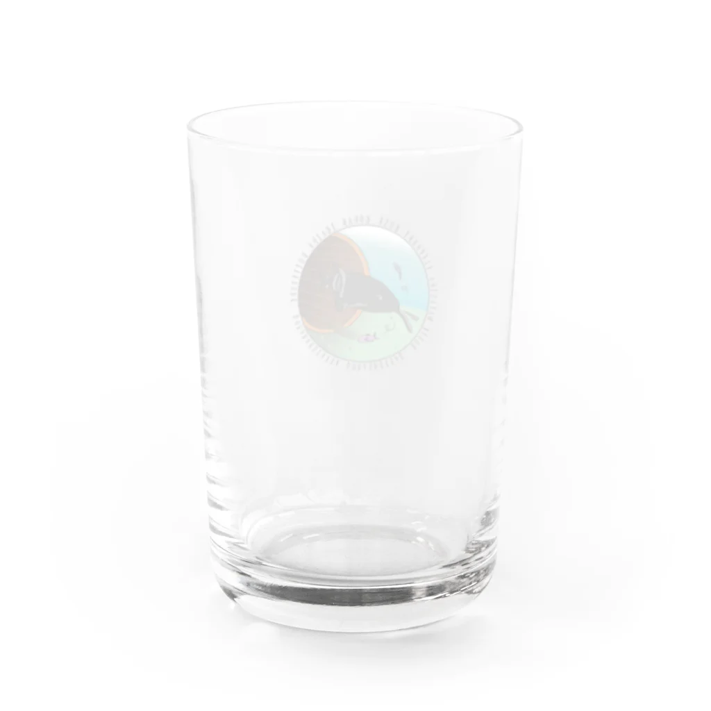 わっちゃんデザインスタジオの「まめまめ水族館」エレファントノーズのバブ Water Glass :back