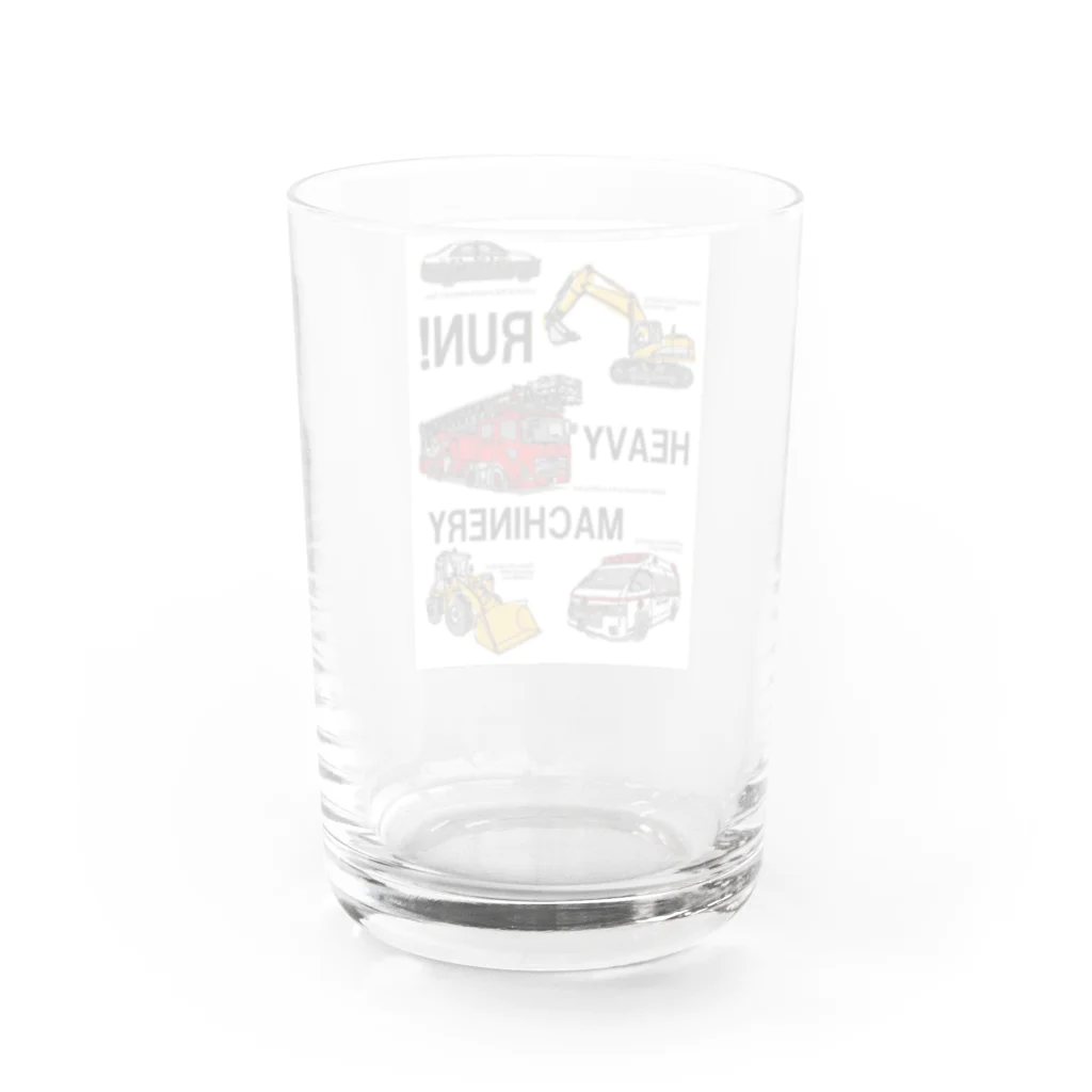 おんが1203のはたくる　riaru Water Glass :back