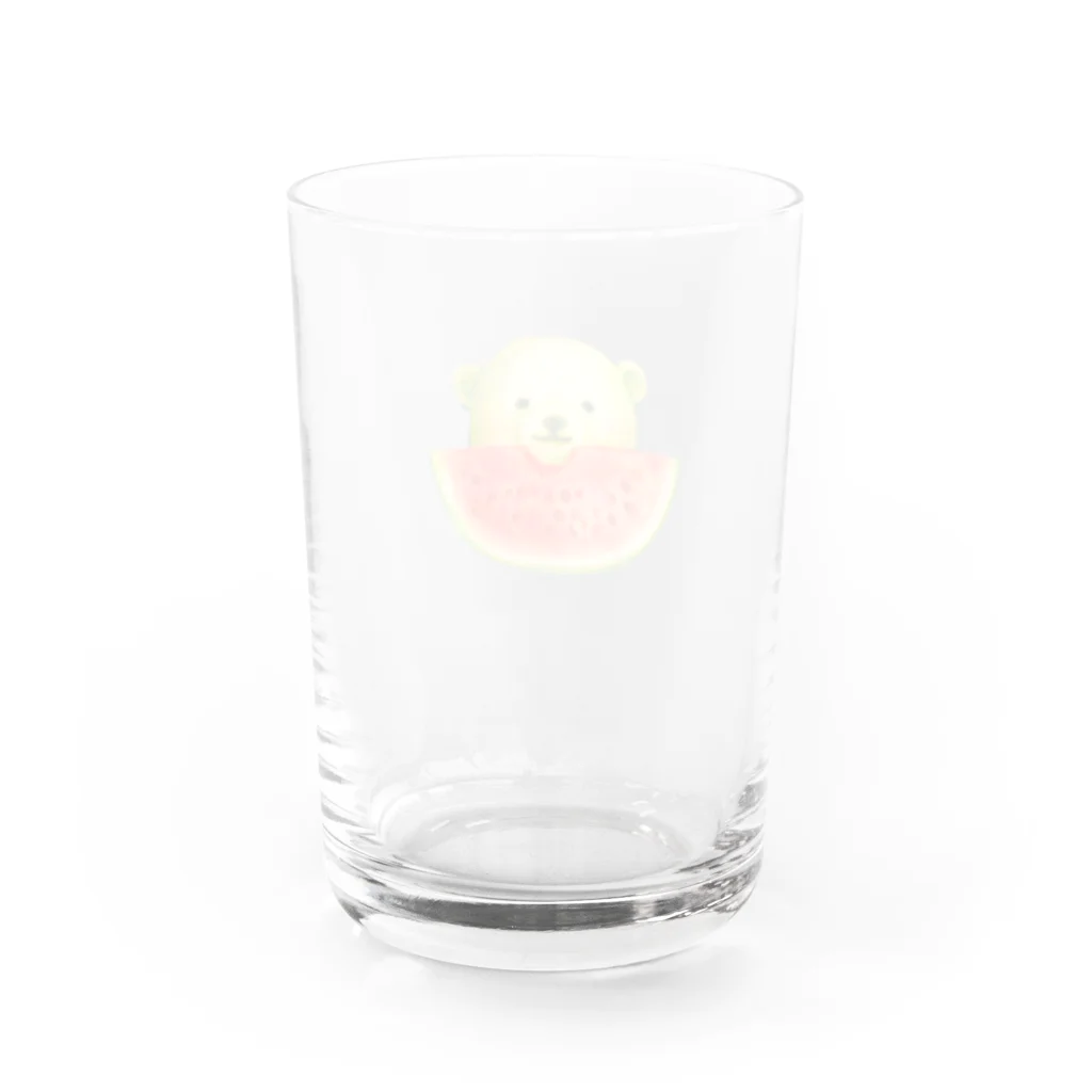 d.n.cのすいかとシロクマくん Water Glass :back