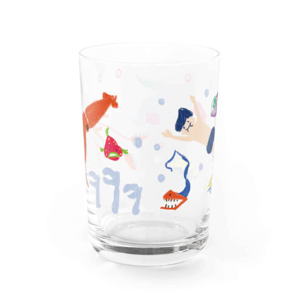 YOKOYOKO の深海魚と泳いじゃった Water Glass :back